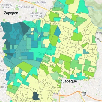 La vivienda imposible: Mapa de los costos de las rentas en Guadalajara