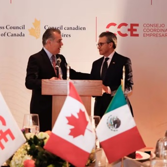 Empresarios de México y Canadá acuerdan dialogar y trabajar unidos; buscan fortalecer relación ante llegada de Trump