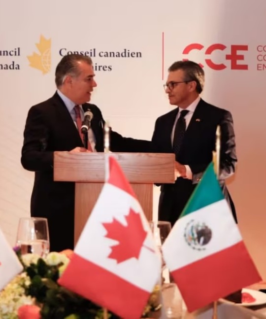 Empresarios de México y Canadá acuerdan dialogar y trabajar unidos; buscan fortalecer relación ante llegada de Trump