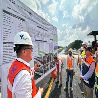 Supervisa subsecretario de Infraestructura obras carreteras en Veracruz