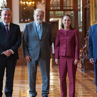 ‘Platicamos de los buenos pronósticos’: Claudia Sheinbaum se reúne con Carlos Slim