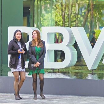 BBVA, Banorte y Santander, los de mayor participación en crédito a empresas