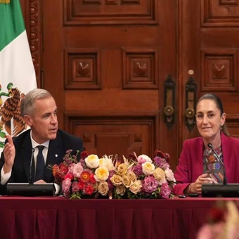 Claudia Sheinbaum y Mark Carney anuncian plan de acción para reforzar T-MEC