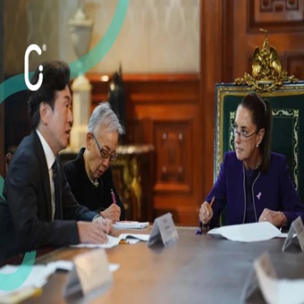 Claudia Sheinbaum se reúne con CEO global de Mazda; discuten inversión automotriz y Plan México