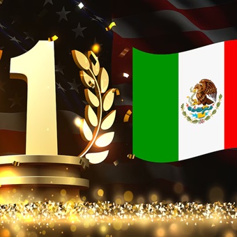 México, socio comercial #1 de EU con 44 mil mdd en exportaciones; China cae hasta 4to lugar