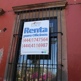 Costo promedio de rentas en SL 14 mil pesos
