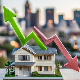 Precios de vivienda en EU suben 1.1%, pero ventas caen a mínimos desde 2023