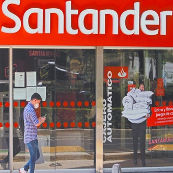 Santander ganó 3,560 millones de euros a nivel global en el I Trim; México aportó 421 millones