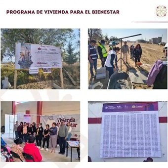Registra Tlaxcala construcción de mil 165 casas del Programa Vivienda para el Bienestar