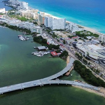 Puente Nichupté, una obra segura: SICT